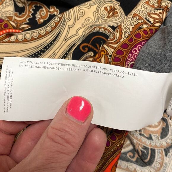 Joseph Ribkoff Multi Tunic Top Size 12 NWT - Picture 7 of 7